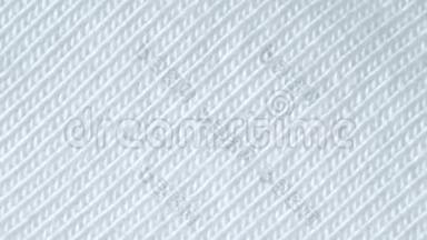 纺织背景-白色棉莱卡织物与球衣支架结构。